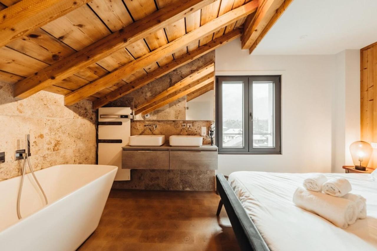 Luxurious 3-Bedroom Flat With Sauna And Garage Шамони Экстерьер фото