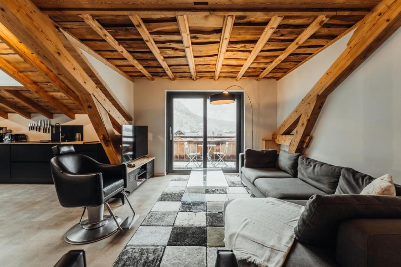 Luxurious 3-Bedroom Flat With Sauna And Garage Шамони Экстерьер фото