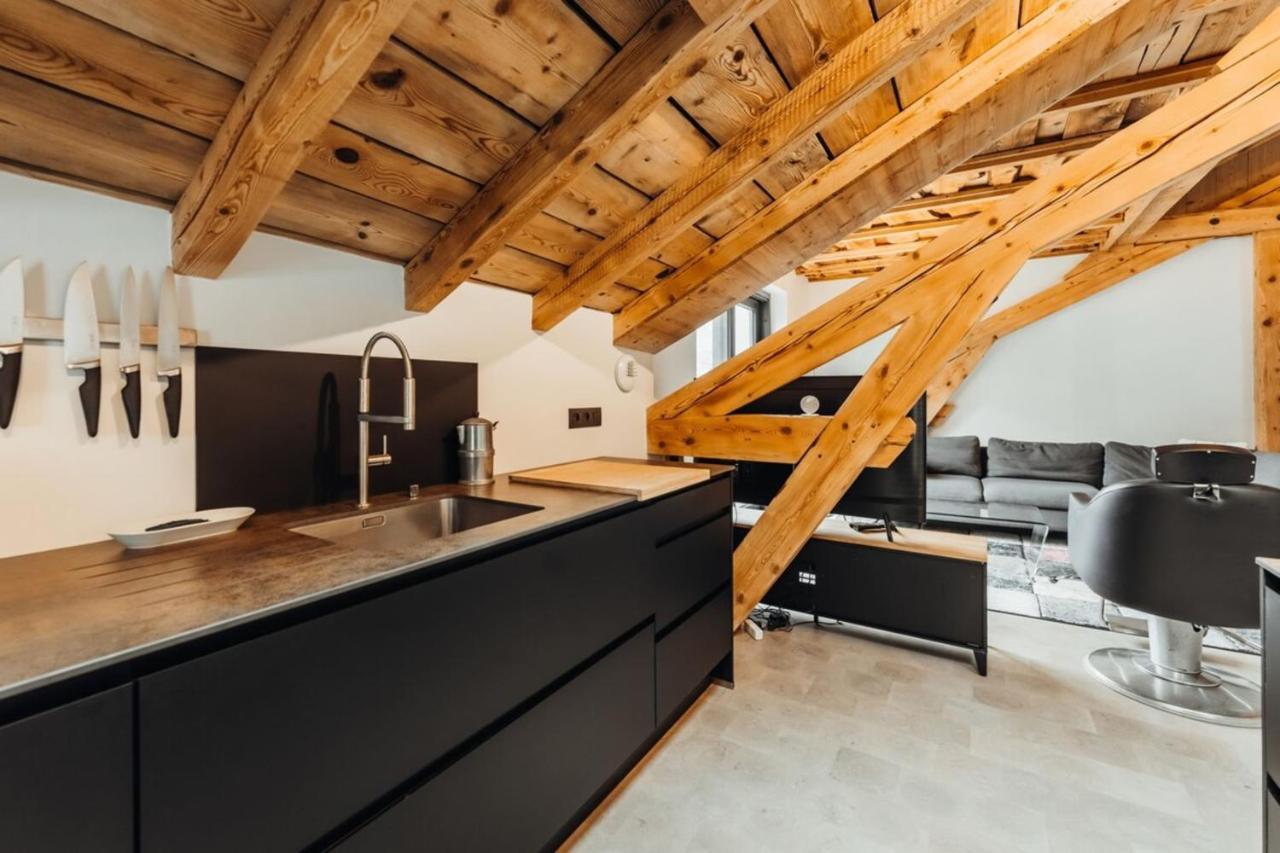 Luxurious 3-Bedroom Flat With Sauna And Garage Шамони Экстерьер фото