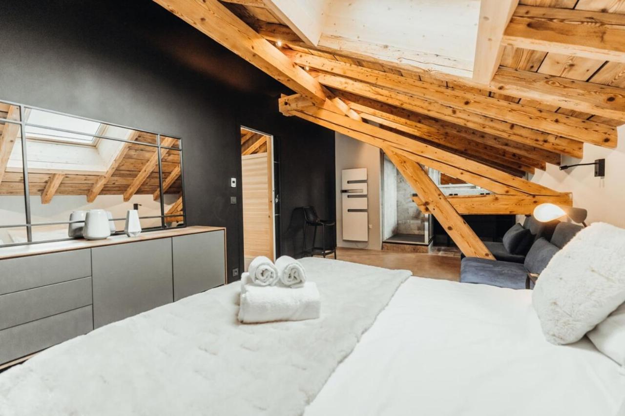 Luxurious 3-Bedroom Flat With Sauna And Garage Шамони Экстерьер фото
