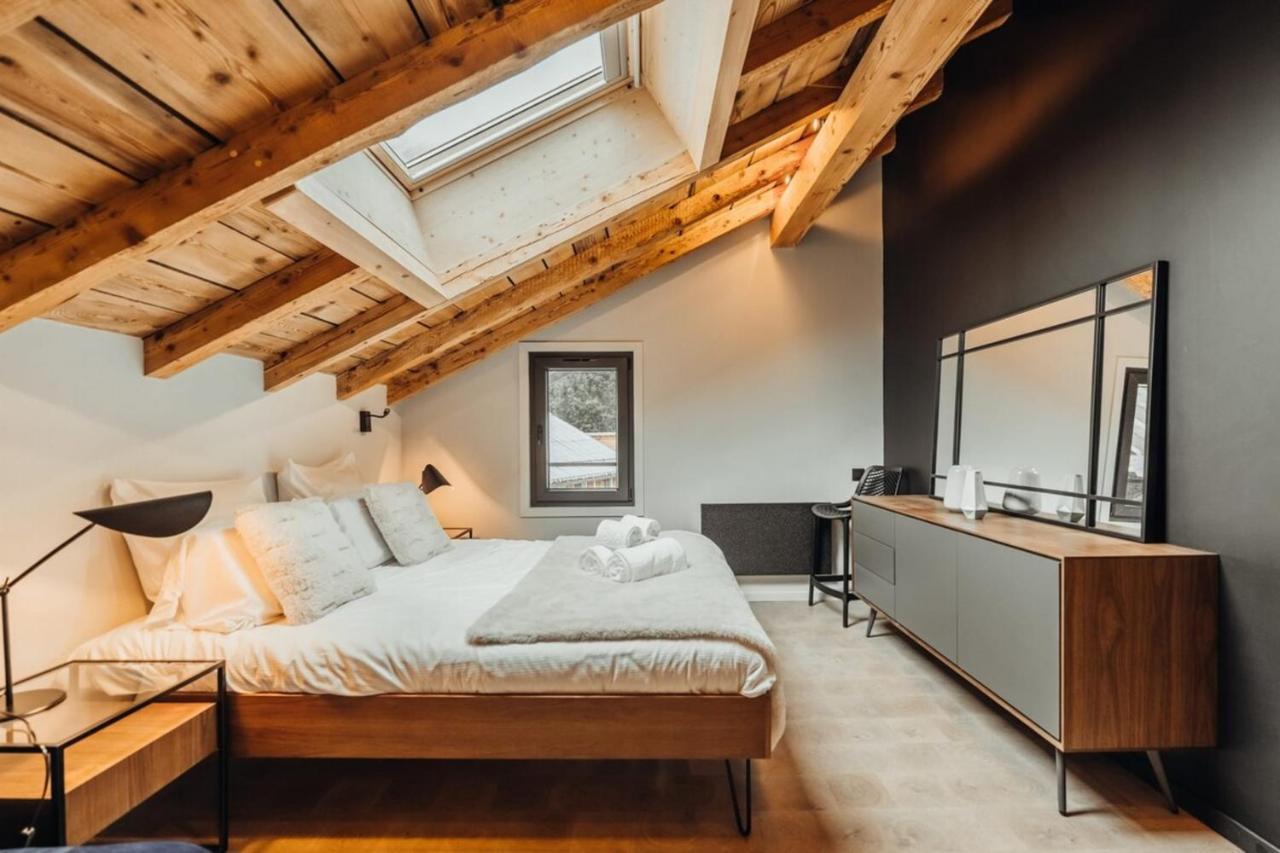 Luxurious 3-Bedroom Flat With Sauna And Garage Шамони Экстерьер фото